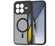 Tech-Protect MagMat MagSafe dėklas telefonui Xiaomi Poco F8 Pro matinės juodos spalvos