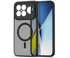 Tech-Protect MagMat MagSafe dėklas telefonui Xiaomi Poco F8 Ultra matinės juodos spalvos