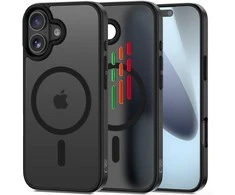 Tech-Protect MagMat XT 4-set MagSafe dėklas skirtas Apple iPhone 17 – matinis juodos spalvos