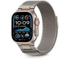Tech-Protect MILANO VANGUARD APPLE WATCH 8 / 9 / 10 / 11 / SE / ULTRA (44 / 45 / 46 / 49 MM) TITANINIS