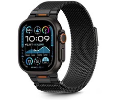 Tech-Protect MILANO VANGUARD APPLE WATCH 8 / 9 / 10 / 11 / SE / ULTRA (44 / 45 / 46 / 49 MM) juodos spalvos