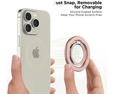 Tech-Protect MMR300 magnetinis laikiklis / ring su MagSafe – rožinės spalvos