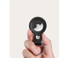 Tech-Protect NaturalFit dėklas skirtas Apple AirTag 1/2 – juodos spalvos