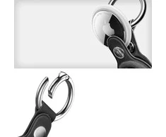 Tech-Protect NaturalFit dėklas skirtas Apple AirTag 1/2 – juodos spalvos