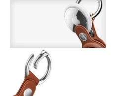 Tech-Protect NaturalFit dėklas skirtas Apple AirTag 1/2 – rudos spalvos
