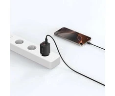 „Tech-Protect NCM33W“ 2 prievadų PD33W/QC3.0 sieninis įkroviklis - juodas