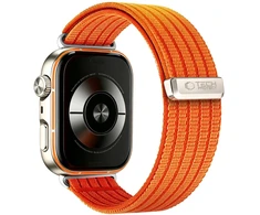 Tech-Protect NYLON Huawei Watch Fit 3 / 4 / 4 Pro / 5 / 5 Pro ORANŽINĖ