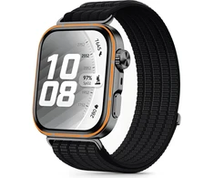 Tech-Protect NYLON Huawei Watch Fit 3 / 4 / 4 Pro / 5 / 5 Pro juodos spalvos