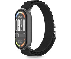 Tech-Protect Nylon Pro apyrankė skirta Xiaomi Smart Band 8 / 9 / 10 / NFC – juodos spalvos