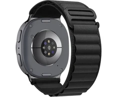 „Tech-Protect NYLON PRO“ Samsung Galaxy WATCH 8 / 9 / CLASSIC (40 / 44 / 46 MM) Juodas