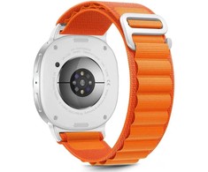 Tech-Protect Nylon Stripe apyrankė skirta Samsung Galaxy Watch 40/44/46 mm – oranžinės spalvos