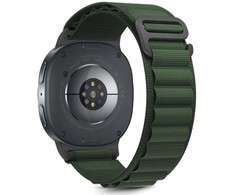 Tech-Protect Nylon Stripe apyrankė skirta Samsung Galaxy Watch 40/44/46 mm – žalios spalvos