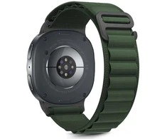 Tech-Protect Nylon Stripe apyrankė skirta Samsung Galaxy Watch 40/44/46 mm – žalios spalvos