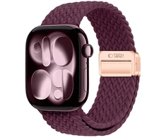 Tech-Protect NYLONMAG Watch 8 / 9 / 10 / 11 / 12 / SE (40 / 41 / 42 MM) tamsiai vyšninė