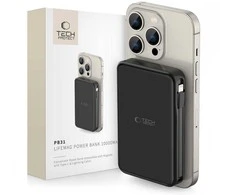 Tech-Protect PB31 LifeMag MagSafe powerbank 10000MAH juodos spalvos