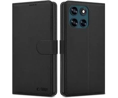 Tech-Protect PINIGINĖS TIPO dėklas MOTOROLA MOTO G57 POWER / G67 POWER Juodas