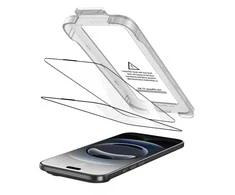 „Tech-Protect Quick Set+“ 2 grūdinto stiklo pakuotė, skirta „iPhone 17 Air“ - juodas