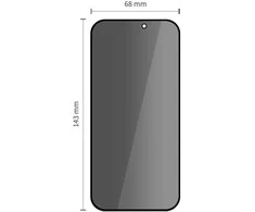 „Tech-Protect Quick Set Spy+“ privatumo stiklų, skirtų „iPhone 12“ / „12 Pro“, 2 vnt. pakuotėje