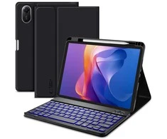 Tech-Protect SC Pen dėklas + klaviatūra Xiaomi Redmi Pad 2 11.0 juodos spalvos