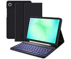 Tech-Protect SC PEN + KB do Galaxy TAB A9+ / A11+ PLUS 11.0 X210 / X215 / X216 / X230 / X235 / X236 juoda