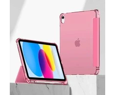 Tech-Protect SC Pen Hybrid Apple iPad 10 / 2022 / 11″ 11 / 2025 – Rožinė – dėklas planšetei skaidrus