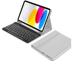 „Tech-Protect SC Pen + Keyboard“ dėklas, skirtas „iPad 10.9" 2022“ (10-osios kartos) / „11" 2025“ (11-osios kartos) – pilkas