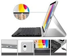 „Tech-Protect SC Pen + Keyboard“ dėklas, skirtas „iPad 10.9" 2022“ (10-osios kartos) / „11" 2025“ (11-osios kartos) – pilkas
