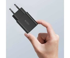Tech Protect Sieninis įkroviklis 2x USB-C PD 35W + Cable USB-C – Lightning baltos spalvos