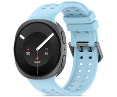 Tech-Protect SILICONE AIR Samsung Galaxy WATCH 8 / 9 / CLASSIC (40 / 44 / 46 MM) ŠVIESIAI MĖLYNAS