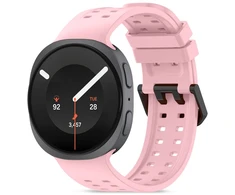 Tech-Protect SILICONE AIR Samsung Galaxy WATCH 8 / 9 / CLASSIC (40 / 44 / 46 MM) ŠVIESIAI ROŽINĖ