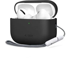 Tech-Protect Silikoninis dėklas for AirPods Pro 3 - Juodas