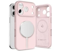 Dėklas Tech-Protect Silicone MagSafe Case for iPhone 17 Pro - Rožinė