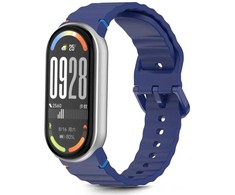 Tech-Protect Silicone Sport apyrankė skirta Xiaomi Smart Band 8 / 9 / 10 / NFC – mėlynos spalvos
