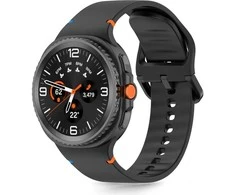 Tech-Protect Silikoninė apyrankė Samsung Galaxy Watch 8 / Classic (40 / 44 / 46 mm) juodos spalvos