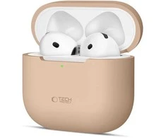Tech-Protect Silicone dėklas skirtas Apple AirPods 4 – rusvai gelsvas