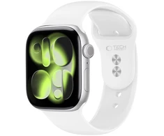 Tech-Protect SILIKONINIS DIRŽELIS WATCH 8 / 9 / 10 / 11 / 12 / SE (40 / 41 / 42 MM) Baltas