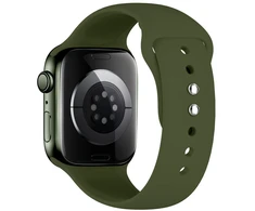 Tech-Protect SILIKONINIS DIRŽELIS WATCH 8 / 9 / 10 / 11 / 12 / SE / ULTRA (44 / 45 / 46 / 49 MM) ALYVUOGIŲ ŽALIA