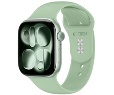 Tech-Protect SILIKONINIS DIRŽELIS WATCH 8 / 9 / 10 / 11 / 12 / SE (40 / 41 / 42 MM) PISTACIJŲ SPALVOS