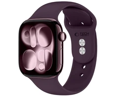 Tech-Protect SILIKONINIS DIRŽELIS WATCH 8 / 9 / 10 / 11 / 12 / SE (40 / 41 / 42 MM) TAMSIAI VYŠNINIS