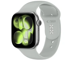 Tech-Protect SILIKONINIS DIRŽELIS WATCH 8 / 9 / 10 / 11 / 12 / SE (40 / 41 / 42 MM) LUNAR Pilkas