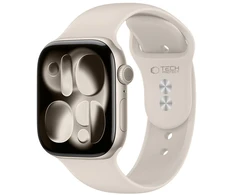 Tech-Protect SILIKONINIS DIRŽELIS WATCH 8 / 9 / 10 / 11 / 12 / SE / ULTRA (44 / 45 / 46 / 49 MM) STARLIGHT