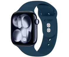 Tech-Protect SILIKONINIS DIRŽELIS WATCH 8 / 9 / 10 / 11 / 12 / SE (40 / 41 / 42 MM) TAMSIAI MĖLYNAS