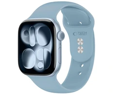 Tech-Protect SILIKONINIS DIRŽELIS WATCH 8 / 9 / 10 / 11 / 12 / SE (40 / 41 / 42 MM) Mėlynas JEANS