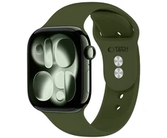 Tech-Protect SILIKONINIS DIRŽELIS WATCH 8 / 9 / 10 / 11 / 12 / SE / ULTRA (44 / 45 / 46 / 49 MM) ALYVUOGIŲ ŽALIA