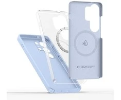 Tech-Protect silikoninis MagSafe Samsung Galaxy S26 Ultra dėklas žydros spalvos
