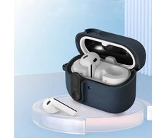 Tech-Protect Slim Hook dėklas ausinėms Samsung Galaxy Buds 3 / 3 FE / 3 Pro mėlynos spalvos