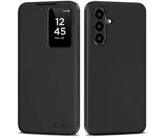 Tech-Protect Smart Wallet dėklas skirtas Samsung Galaxy A26 5G / A17 4G / 5G – Matte juodos spalvos