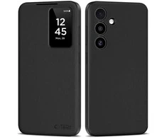 Tech-Protect Smart Wallet Dėklas skirtas Samsung Galaxy S25 Plus – Matte juodos spalvos