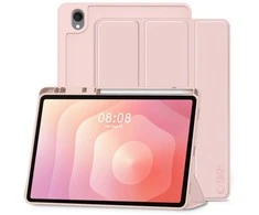 Tech-Protect SmartCase Pen dėklas skirtas Samsung Galaxy Tab S11 11.0 X730 / X736 – rožinės spalvos