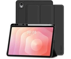Tech-Protect SmartCase Pen dėklas skirtas Samsung Galaxy Tab S11 11.0 X730 / X736 – juodos spalvos